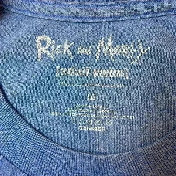 Rick and Morty Graphic  Adult Large Cotton T-Shirt Cartoon Men's Women's Funny - Picture 5 of 5